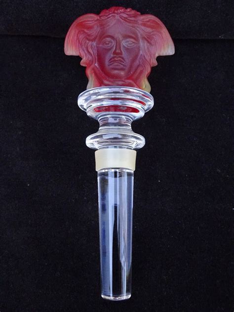 rosenthal versace medusa bottle stopper.